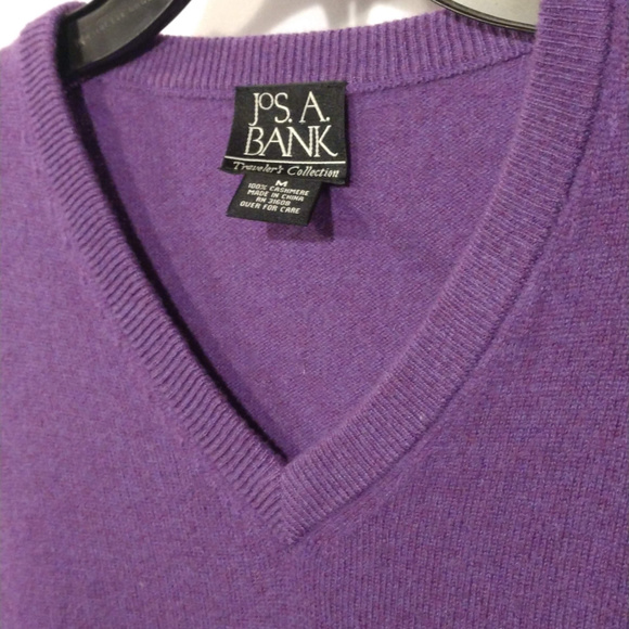 Jos A Bank Men's Cashmere Sweater sz M - Picture 3 of 4